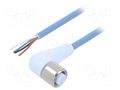 Cable: for sensors/automation; M12; PIN: 4; angled; 10m; plug; 7024 MURR ELEKTRONIK 7024-12341-3211000