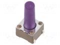 Microswitch TACT; SPST-NO; Pos: 2; 0.05A/12VDC; SMT; 0.64N; 6x6x4mm E-SWITCH LL3301DF065QJ