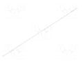 Insulating tube; fiberglass; natural; max.180°C; Øint: 1mm SYNFLEX HGS-1-NA-200