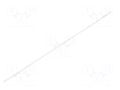 Insulating tube; fiberglass; natural; max.180°C; Øint: 1mm SYNFLEX HGS-1-NA-200