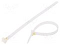Cable tie; L: 210mm; W: 8mm; natural; polyamide; 785N; Ømax: 47mm HELLERMANNTYTON KR8/21-PA66-NA