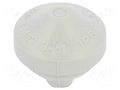 Grommet; elastomer thermoplastic TPE; grey; 3÷5mm; IP67; MET-M HT HI TECH POLYMERS MET-M12-GY