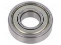 Bearing: ball; Øint: 20mm; Øout: 47mm; W: 14mm; bearing steel NSK NSK6204-ZZ-CM