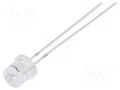 CRLED; blue; 5mm; 750mcd; 140°; Front: flat; 12VDC; No.of term: 2 OPTOSUPPLY OSB5SA57E1A-CR14