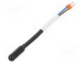 Sensor: temperature; NTC; 12kΩ; -20÷80°C; Leads: leads x2; 0.1m ELKO EP SENSOR-TC-0