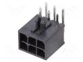 Connector: wire-board; socket; male; Micro-Fit+; 3mm; PIN: 6; 12.5A MOLEX MX-212528-0600