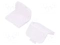 Stopper; ABS; white; 10pcs. KRADEX ZM-CAP-PB-ABS