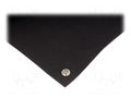 Mat: bench; ESD; black; L: 0.7m; Width: 0.5m; Thick: 1.5mm; 130°C ANTISTAT ATS-082-0002F2