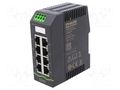Switch Ethernet; unmanaged; Number of ports: 8; 9.5÷31.5VDC; RJ45 MURRELEKTRONIK MURR-58812