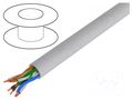 Wire; U/UTP; 4x2x24AWG; 5e; wire; Cu; Insulation: PVC; grey; 305m VENTION IJBH305