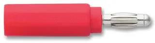 ADAPTOR, 4MM, SAFETY, RED 6728-2