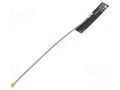 Antenna; Bluetooth,WiFi; 2.2dBi,3.8dBi; 100mm; U.FL 2J Antennas 2JF0102P01011-UFL