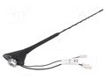 Antenna; car top,automotive; 405mm; AM,FM; universal; 180mm; 12VDC MTA 7677874