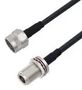 RF COAX CABLE, N PLUG-N BHD JACK, 2FT LCCA30174-FT2