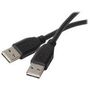 3  Black USB Reversible A Male to A Male Cable 83-17330