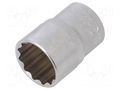 Socket; 12-angles,socket spanner; 21mm; 1/2"; Plating: chromium C.K CK-T4690M-21