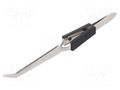 Tweezers; 160mm; for precision works; Blades: curved C.K CK-T2313A