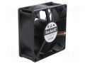 Fan: DC; axial; 24VDC; 92x92x38mm; 186m3/h; 50dBA; ball; 5000rpm SANYO DENKI 9G0924G1D01