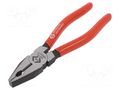 Pliers; universal; 180mm; for bending, gripping and cutting C.K CK-T3621B-7