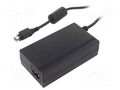 Power supply: switching; 12VDC; 5A; Out: KYCON KPPX-4P; 60W; 0÷60°C TDK-LAMBDA DTM65PW120C8