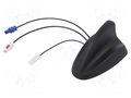 Antenna; SHARK; AM,FM,GPS; universal; 0.25m; 12VDC CALEARO 7677825