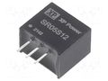 Converter: DC/DC; Uin: 15÷34VDC; Uout: 12VDC; Iout: 500mA; SIP3; THT XP POWER SR05S12