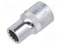 Socket; 12-angles,socket spanner; 11mm; 1/2"; Plating: chromium C.K CK-T4690M-11