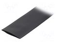 Heat shrink sleeve; glueless; 2: 1; 38mm; black; polyolefine; reel BM GROUP BMGBS380BNE