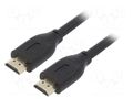 Cable; HDMI plug,both sides; PVC; 1m; black; HDMI 2.1; Core: Cu GEMBIRD CC-HDMI8K-1M