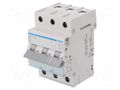 Circuit breaker; 230/400VAC; Inom: 6A; Poles: 3; Charact: B; 6kA HAGER MBN306E