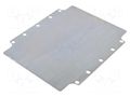 Mounting plate; steel; Plating: zinc RAYCHEM RPG MP-RJ-19