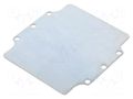 Mounting plate; steel; Plating: zinc RAYCHEM RPG MP-RJ-09