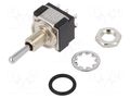 Switch: toggle; Pos: 3; DPDT; ON-ON-ON; 6A/125VAC; 6A/6VDC; MTE; 20mΩ KNITTER-SWITCH MTE206PA