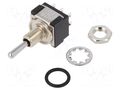 Switch: toggle; Pos: 3; DPDT; ON-ON-ON; 6A/125VAC; 6A/6VDC; MTE; 20mΩ KNITTER-SWITCH MTE206PA