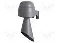 Signaller: sound; siren; 24VDC; 24VAC; 98dB; 584; IP65; ABS; 80mA WERMA 58400075