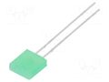 LED; rectangular; 2.3x7x8mm; green; 9mcd; 110°; Front: flat; 20mA LUMEX SSL-LX25783GD