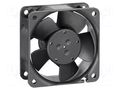 Fan: DC; axial; 12VDC; 60x60x25mm; 46.1m3/h; 38dBA; ball; 5600rpm EBM-PAPST 612NH