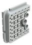 WEDGELOCK, RIGHT, 51 POS, GRAY AWB-51SAR