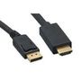 6  DisplayPort Male to HDMI Male Cable 10DP-DPHM2-06