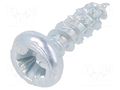 Screw; 3.5x12; Head: cheese head; Pozidriv; PZ2; steel; zinc; SPAX® BOSSARD B3.5X12/BN615