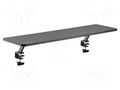 Monitor stand; 20kg; plastic,chipboard,steel; 1000x260x130mm LOGILINK BP0154