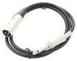 CABLE, XLR 3P PLUG-6.35MM MONO PLUG, 1M SVC684-1M