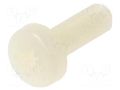 Screw; M5x16; 0.8; Head: cheese head; Pozidriv; 1.2mm; polyamide DREMEC DR8G205M5X16