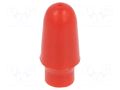 Cap; MTA; push-in; PVC; Body: red; Illumin: none KNITTER-SWITCH C1109