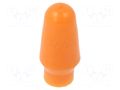Cap; MTA; push-in; PVC; Body: orange; Illumin: none KNITTER-SWITCH C1103