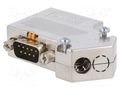 Connector: D-Sub; PIN: 9; plug; male + female; angled 35°; 100mA; 5V PHOENIX CONTACT SUBCON-PLUS-CAN/PG