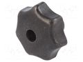 Knob; Ø: 50mm; Int.thread: M10; cast iron; DIN 6336 ELESA+GANTER DIN6336-GG-50-M10D