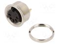 Connector: M16; socket; female; PIN: 5; 5A; 60V; soldering; IP68; 180° LUMBERG 0304-05