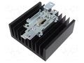 Heatsink: extruded; grilled; black; 1.2K/W; aluminium; anodized CROUZET 26532754N