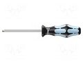 Screwdriver; square; #2; Blade length: 100mm; Overall len: 205mm WERA WERA.05032071002